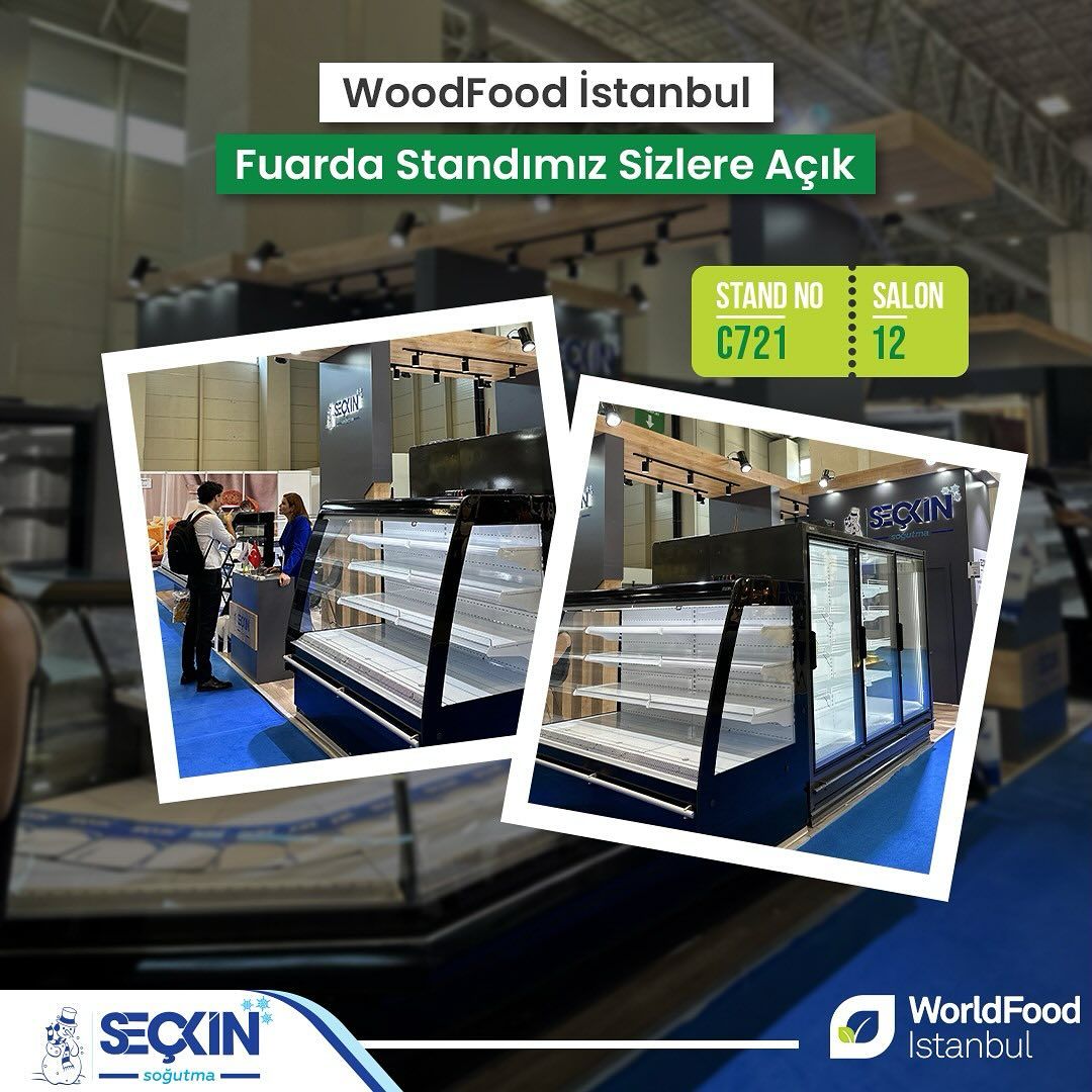 WoodFood İstanbul fuarında standımıza sizleri de bekleriz.