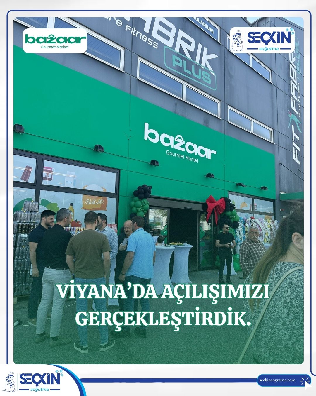 AVUSTURYA VİYANA '' BAZAAR GOURMET'' PROJEMİZİN AÇILIŞINI GERÇEKLEŞTİRDİK.